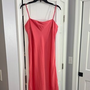 a new day Coral Midi Dress